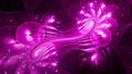 Purple glowing spiral correlated quantums abstract background Royalty Free Stock Photo