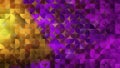 Purple and Gold Abstract Quarter Circles Background Vector Illustration