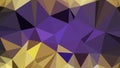 Purple and Gold Polygon Pattern Background Vector Art