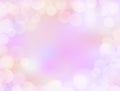 Purple gradient blank Christmas background with bokeh border Royalty Free Stock Photo