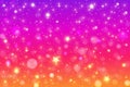 Purple gradient sky. Bright pink fluid background with stars. Vibrant multicolor neon wallpaper with glitter. Vector Royalty Free Stock Photo