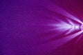 On a purple gradient structural fine-grained background, a light purple scattered beam of light Royalty Free Stock Photo