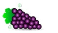 Purple grapes