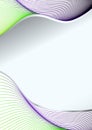 Purple And Green Curve Lines Background With Space For Your Text Illustration Beautiful elegant Illustration Royalty Free Stock Photo