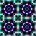 Purple, green and gray. Motion Graphics Pattern. Fractal Animation. Abstract Kaleidoscope Background.