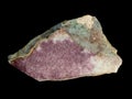 Purple and green lepidolite mica - lithium ore mineral