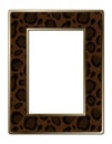 Brown Leopard Print Photo Frame