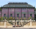 Purple greenhouse in Jardin des Plantes, Paris