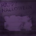 Purple Halloween Card Royalty Free Stock Photo