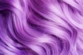 Purple Hair texture background closeup. Bright violet color curls, fashion hairstyle. Generative AI Royalty Free Stock Photo