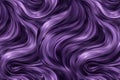 A purple hair texture with wavy lines Royalty Free Stock Photo
