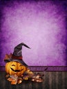 Purple Halloween background