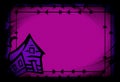 Purple hallowen background