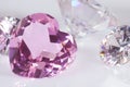 Purple hart diamond