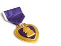 Purple heart Royalty Free Stock Photo