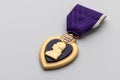 Purple Heart Miltary Merit Medal Royalty Free Stock Photo