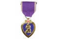 The Purple Heart United States military decoration Royalty Free Stock Photo