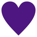Abstract purple heart background.Valentines Day. Royalty Free Stock Photo