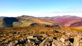 Along the Cumbria Way to Skiddaw Royalty Free Stock Photo