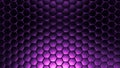 Purple hexagon background. 3d illustration, 3d rendering Royalty Free Stock Photo