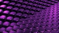 Purple hexagon background. 3d illustration, 3d rendering Royalty Free Stock Photo