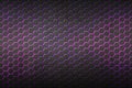Purple hexagon background and texture Royalty Free Stock Photo