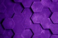 Purple Hexagon Background Texture