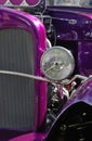 Purple Hot Rod Royalty Free Stock Photo