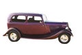 Purple hotrod sedan