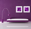 Purple interior Royalty Free Stock Photo