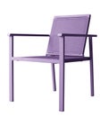 Purple iron chair