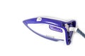 Purple iron stream housework electric tool isolated on the white background