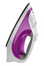 Purple Iron on a white background isolated