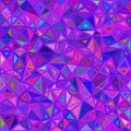 Purple irregular triangle mosaic background design