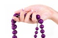 Purple jewelry Royalty Free Stock Photo