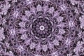 Purple vegetal dye kaleidoscopic pattern Royalty Free Stock Photo