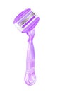 Purple lady shaver Royalty Free Stock Photo