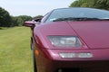 Purple Lamborghini Diablo front corner detail Royalty Free Stock Photo