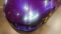 Purple Lamborghini Car Royalty Free Stock Photo