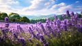 purple lavender palette flowers Royalty Free Stock Photo