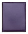 Purple leather notebook isolated Royalty Free Stock Photo