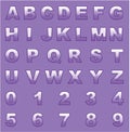 Purple Letters