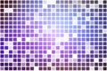 Purple lilac pink occasional opacity mosaic over white Royalty Free Stock Photo