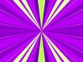 Purple and lime green circular fan