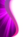 Purple luminous rays. Royalty Free Stock Photo