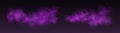 Purple magic smoke with stars and sparkles, fog with glowing particles, colorful vapor with star dust.