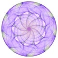 Purple mandala Royalty Free Stock Photo