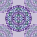 Purple mandala Royalty Free Stock Photo