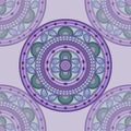 Purple mandala