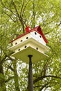 Purple martin birdhouse Royalty Free Stock Photo